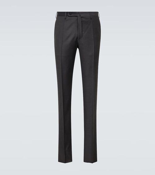 Virgin wool tapered pants