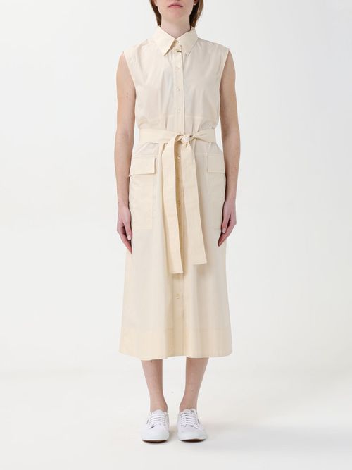 Dress Woman color Yellow Cream