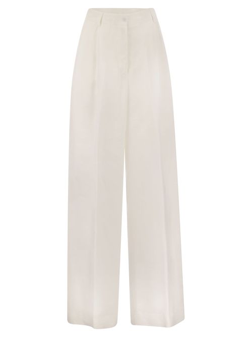 Antonelli Firenze Tulipano - Linen Wide Trouser
