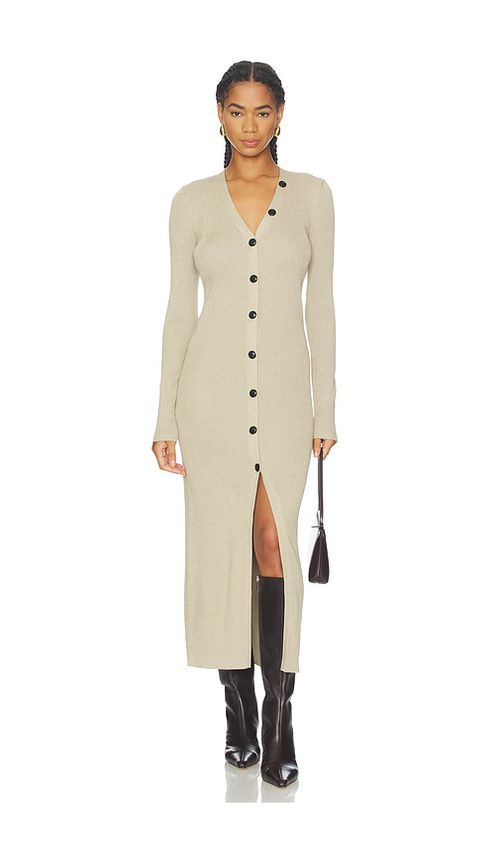 & Reckless Valentina Cardigan in Beige. - L also in M, S