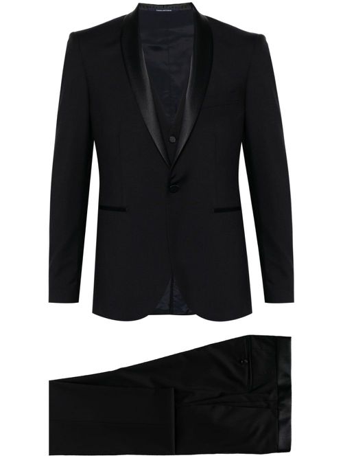Virgin-wool tuxedo suit - Blue