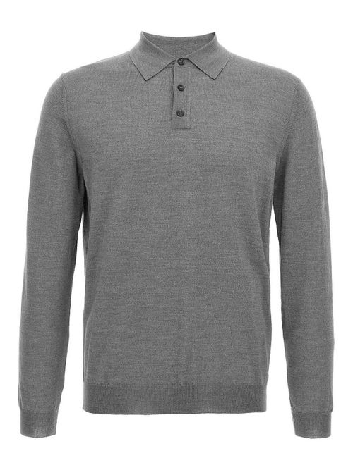 Virgin Wool Polo Shirt