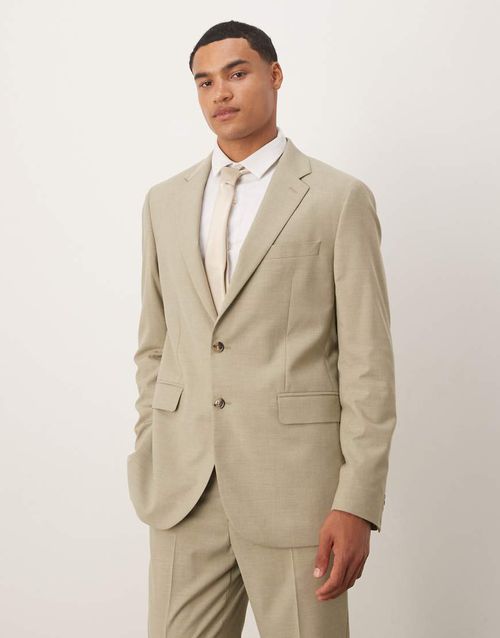 Slim fit blazer co-ord in pale green
