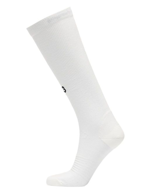 Ribbed knee-high socks - White