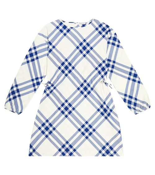 Burberry Kids Checked cotton dress
