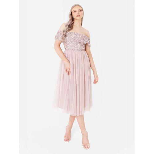 Bardot Embellished Midi Dress