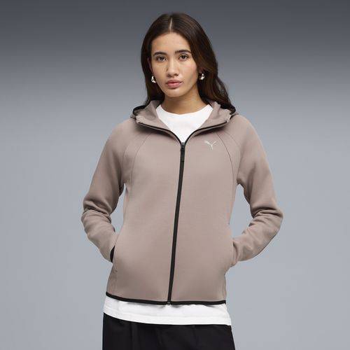 PUMA Evostripe Women's Zip-Up Hoodie in Beige