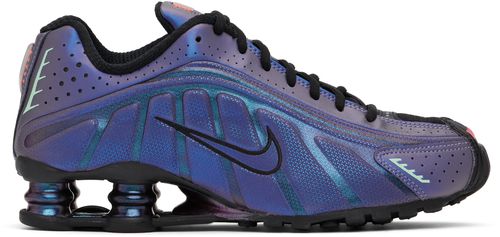 Blue Shox R4 Sneakers