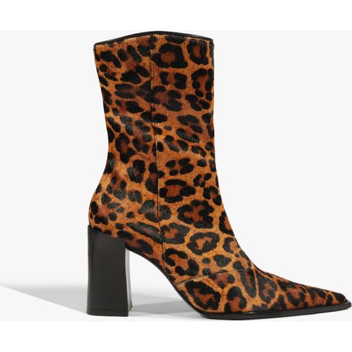 Raffaela Hair Calf Bootie - 11 / Leopard / Hair Calf