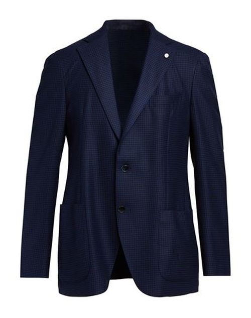 Man Blazer Blue Size 40 Virgin Wool