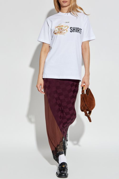 T-shirt With Print, Women's, White