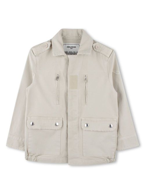 Logo bomber jacket - Neutrals
