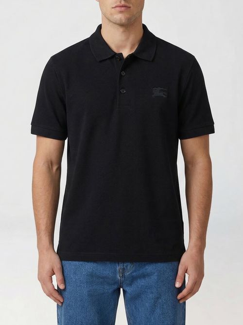 Polo Shirt Men color Black