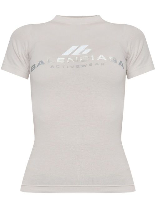 Holographic logo t-shirt - Grey