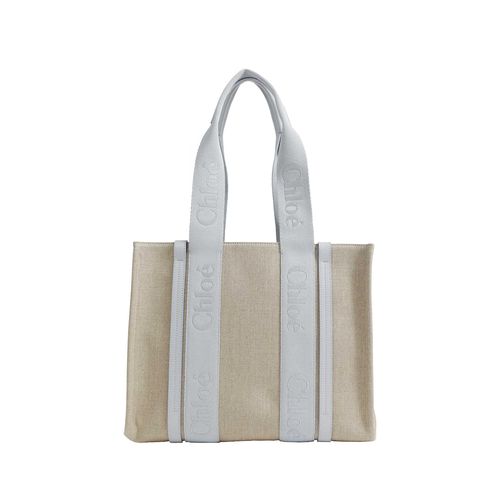 Woody Tote Bag in Linen