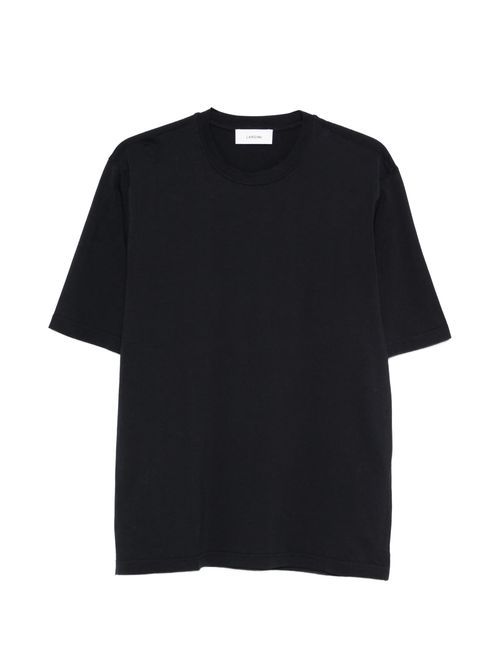 Men's Cotton and Silk Blend Crewneck T-shirt