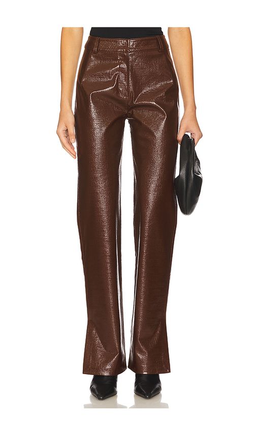 SELMACILEK レザーパンツ - Brown. XS. Also - S