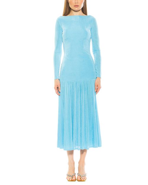 Khaite Drop Waist Maxi Dress