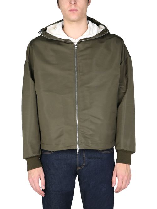 Blake Illustration hooded jacket