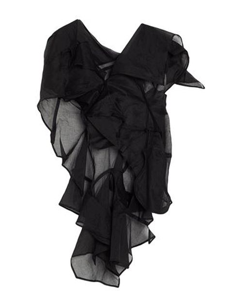 Woman Top Black Size 2 Cotton