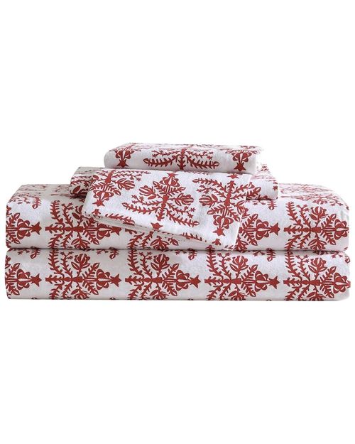 Jolly Trees Cotton Flannel Sheet Set