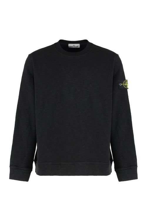 Crew Neck Heavy Brushed Cotton Sweatshirt