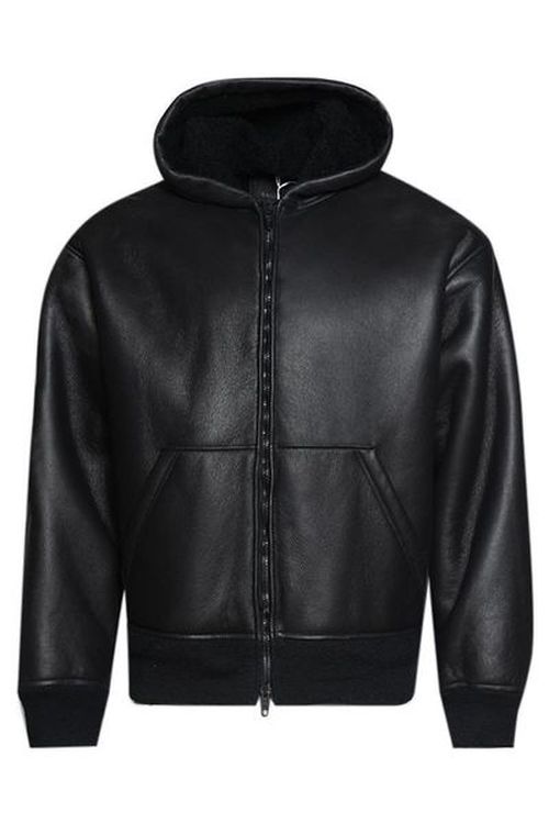 Balenciaga Shearling Zipped Jacket