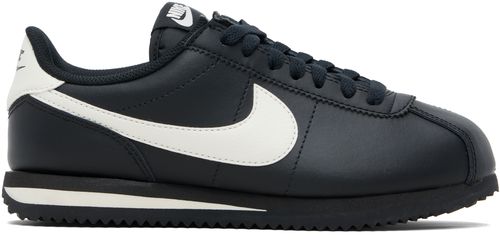 Black Cortez Leather Sneakers