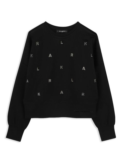 Logo-embellished sweatshirt - Black