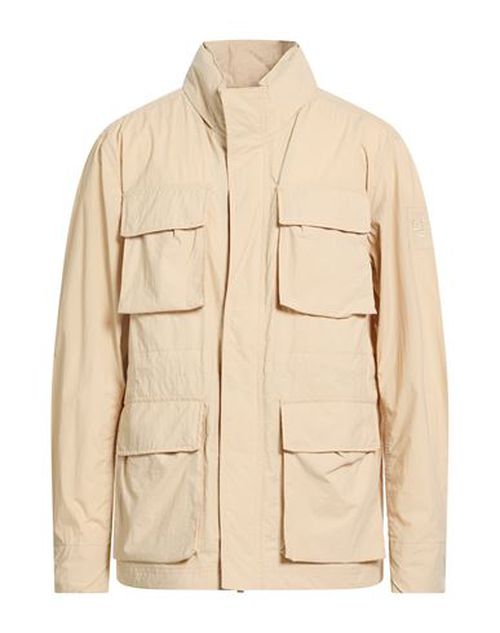 Man Jacket Beige Size XL Nylon, Polyurethane