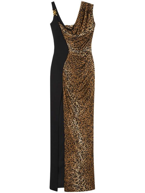 Leopard-print maxi dress - Neutrals