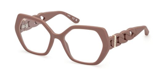 Guess GU50116 058 Women's Eyeglasses Brown Size 53 - Blue Light Block Available
