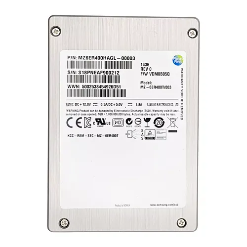 Samsung MZ-6ER400T/003 400GB SM1625 SFF 2. SAS-2 6G SSD
