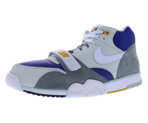 Nike Air Trainer 1 Men's Shoes (FB8886-001, Light Silver/Black/Deep Royal Blue)