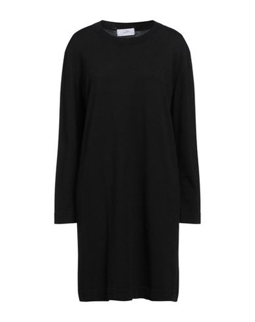 Soallure Woman Mini dress Black Size M Viscose, Polyester, Polyamide