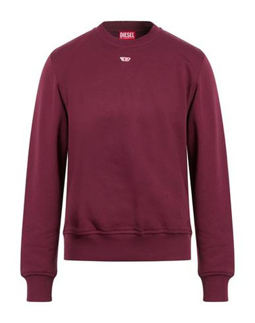 Man Sweatshirt Burgundy Size M Cotton, Elastane