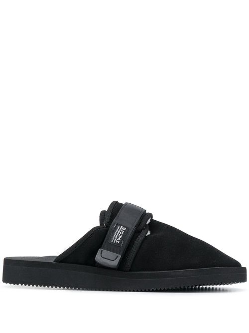 Touch strap slippers - Black