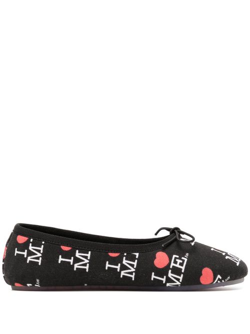 Ashley Williams I Heart Me Melody ballerina shoes - Black