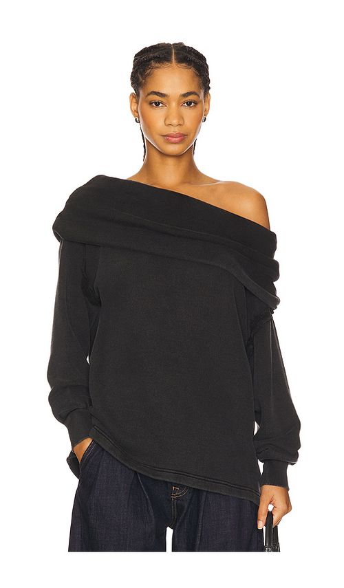 Free People x REVOLVE Off Chill Sweater in Black.  XL also in L, M