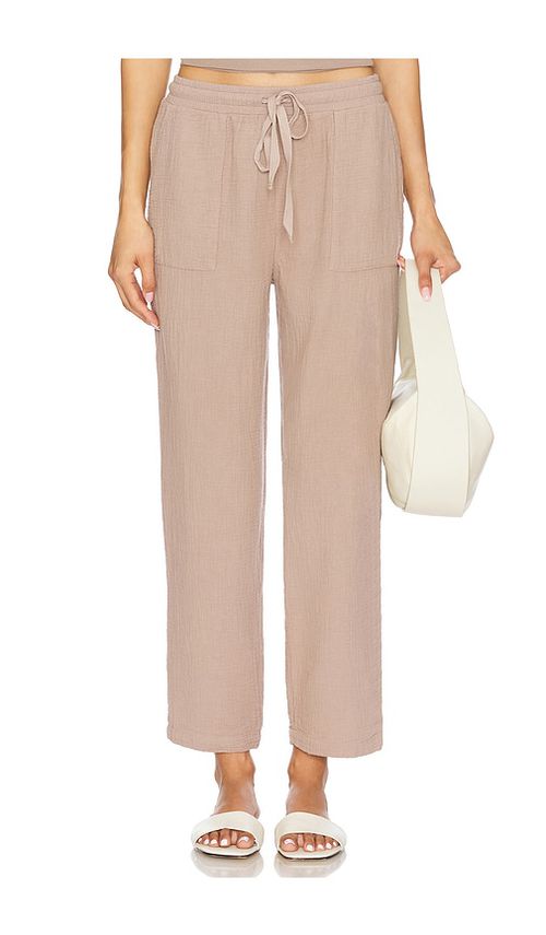 Bobi Beach Pant in Taupe.  XS. Also in L, M