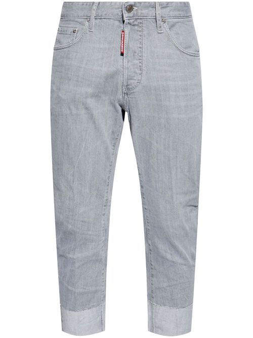 Tidy Biker cropped jeans - Grey
