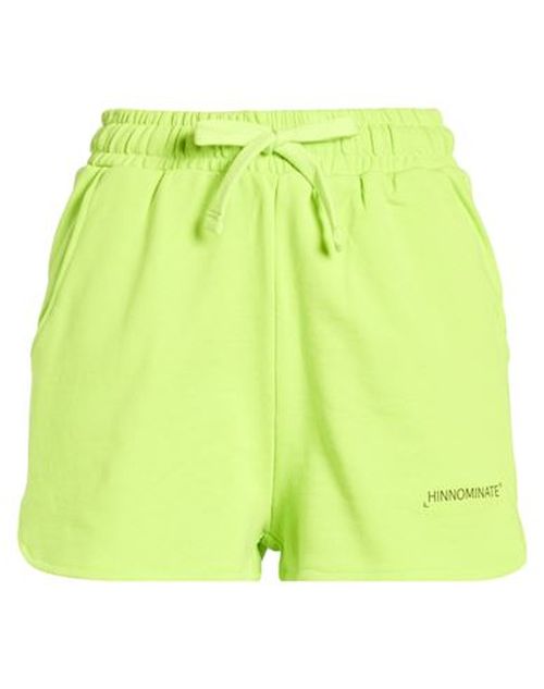 Woman Shorts & Bermuda Shorts Lime green Size S Cotton