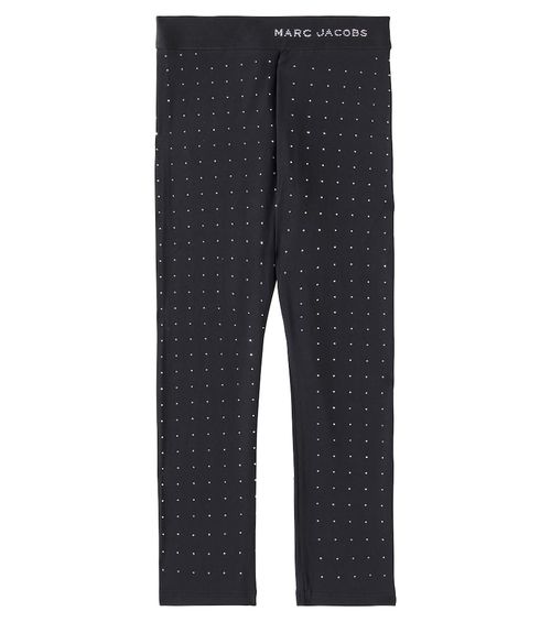 Marc Jacobs Kids Embellished cotton-blend leggings