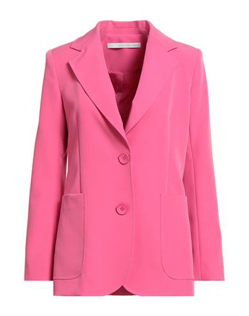 Woman Blazer Fuchsia Size 4 Polyester, Elastane