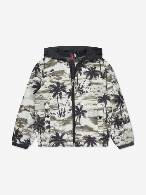 Boys Palm Tree Keenan Jacket in Green