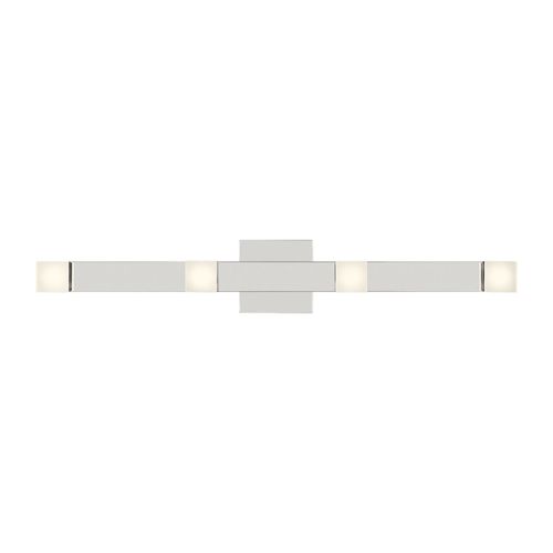 Chrome LED Bathroom Vanity Light from the Brander Collection