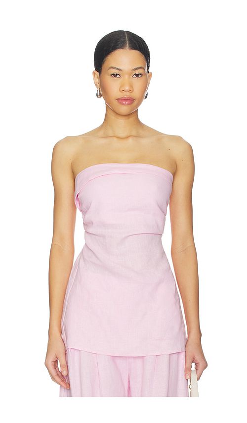 FAITHFULL Boe Tunic Top in Pink. XS. Also in S, M