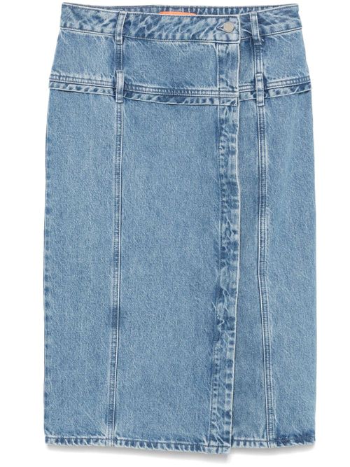 Denim midi skirt - Blue
