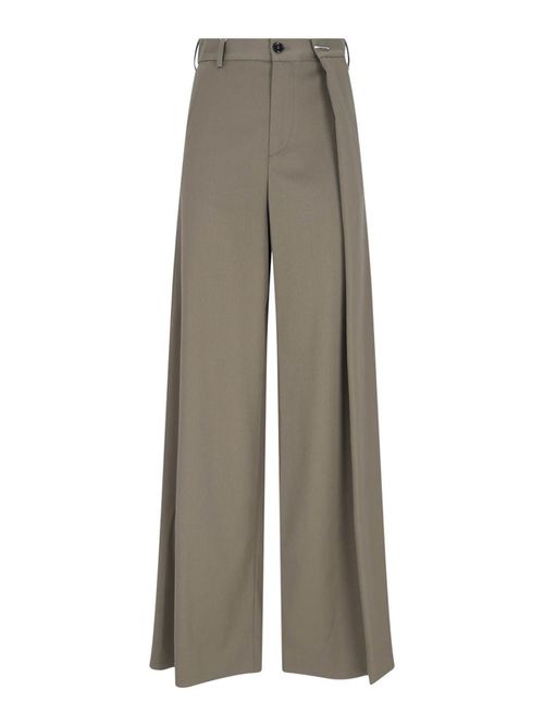Palazzo Trousers With Pleats