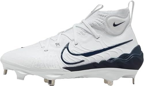 Nike Alpha Huarache NXT DJ6517 White-Black-Black Men's Metal Baseball Cleats